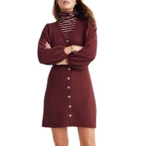 Madewell Dresses & Skirts - Madewell Balloon Sleeve Dress with Turtleneck